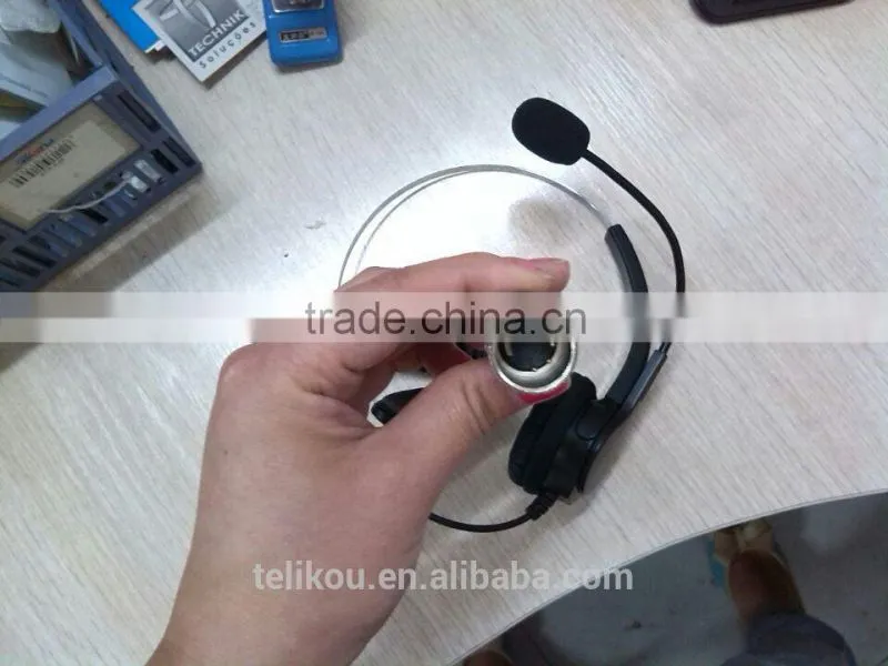 Single ear Headband light-weight easy to carry with Electret Microphone intercom headset