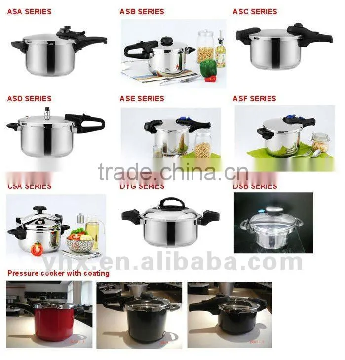 Energy-saving Stainless Steel Pressure Cooker CE & GS approved