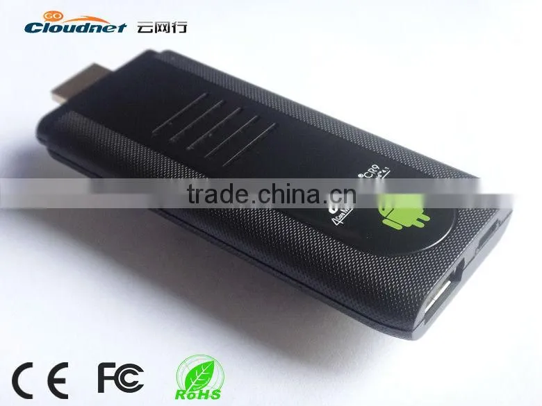 Android TV dongle CR9 RK3188 Quad-Core with Android 4.4 wifi bluetooth preinstalled XBMC player
