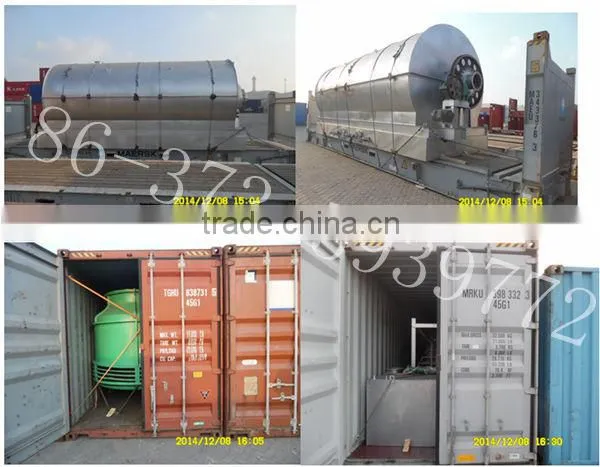Environmental Friendly Continuous Waste Tyre Rubber Pyrolisis Plant