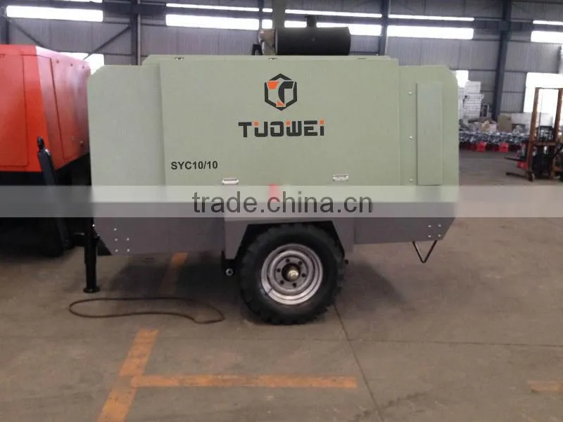 Advanced high pressure portable screw air compressor for sale