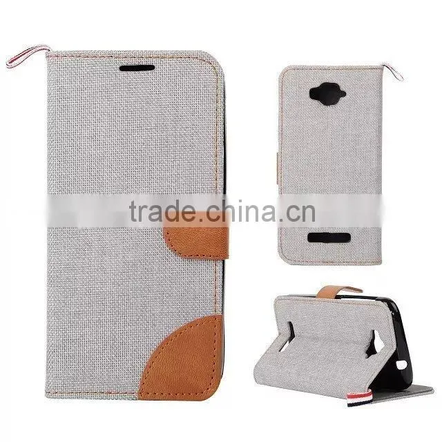 Hot Selling Wallet PU Leather Case Cover For Alcatel One Touch Pop c7