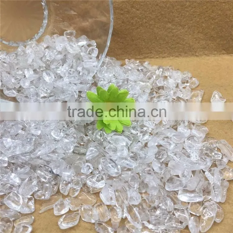 Natural Clear Quartz Tumbled Stone Crystal Gravel