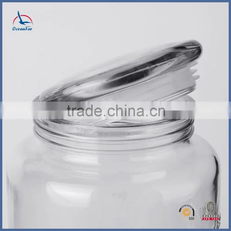 High Quality Large Glass Jar with Tap Hot Sale Drinking Dispenser Glass