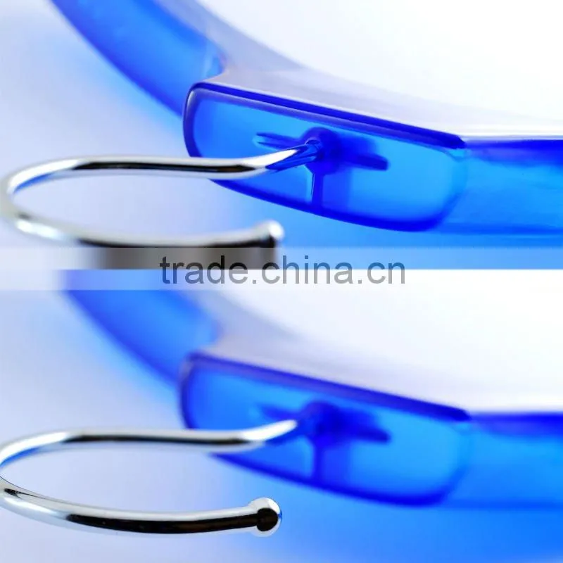 Transparent Sky Blue Plastic Hanger for Boutique Dresses Shop