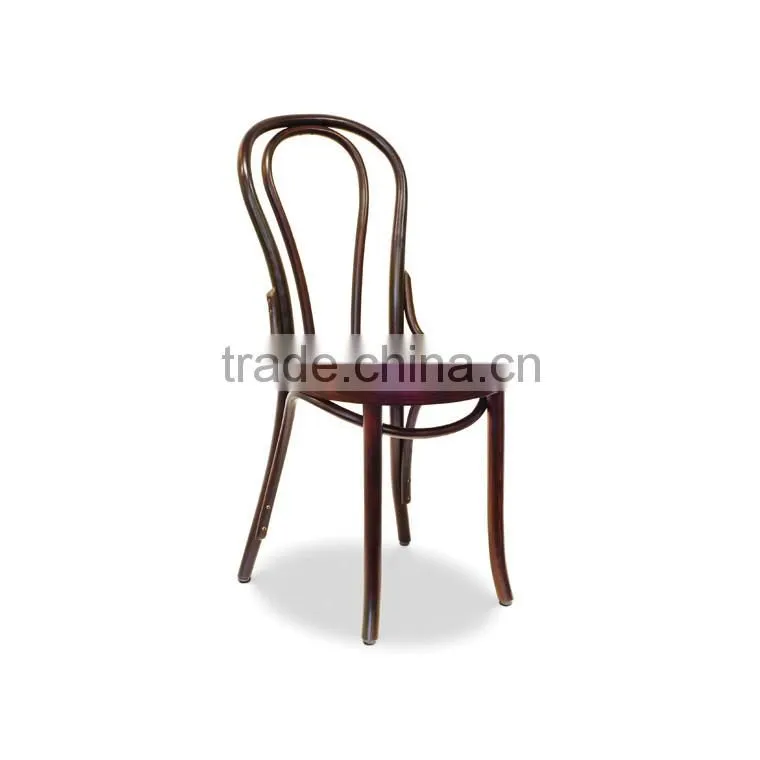 Real wood chair double round-backed armchair Solid wood bending chair Import ju wood chair
