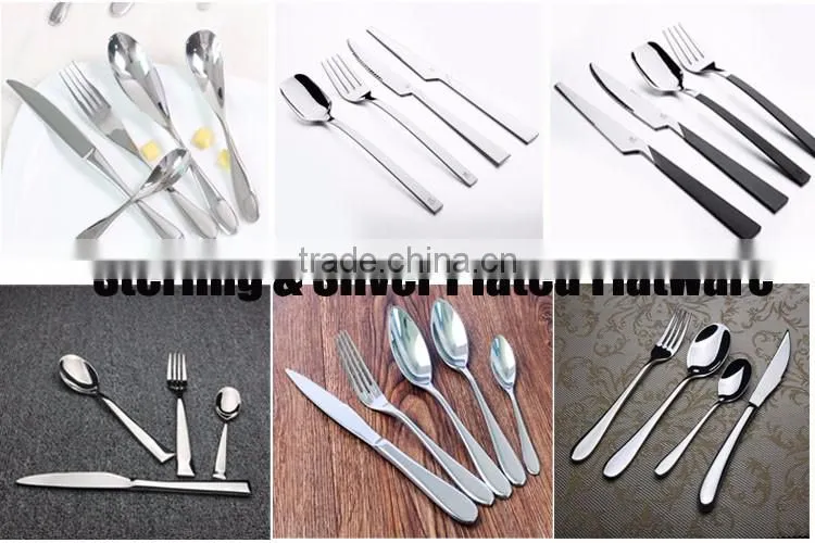 dining flatware hand forged flatware set for hotel restaurant household gift dealer and wholesale
