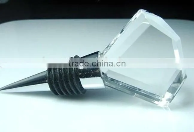 crystal wine bottle