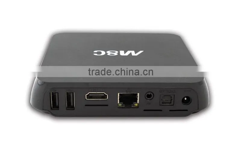 M8C smart tv box Quad Core Andriod 4.4 Amlogic S812 2.0Ghz 1GB 8GB Bluetooth ott tv box
