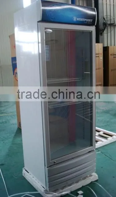single door upright display showcase refrigerators