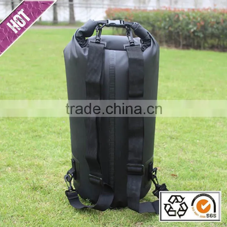 Chinese manufacturer custom logo 20L PVC tarpaulin waterproof dry bag for wading