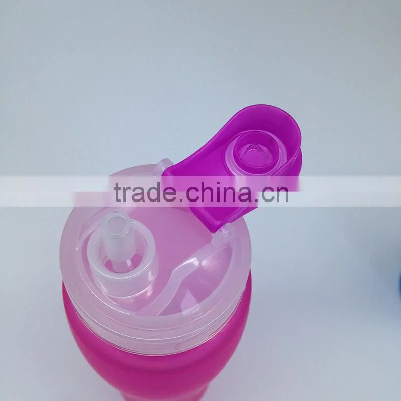 FDA eco-friendly material plastic drinking bottle, straw cup