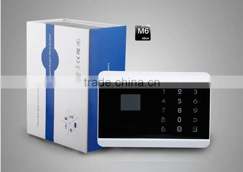 Touch Keypad TFT Color Display GSM&PSTN Burglar Alarm System(KR-8218G)