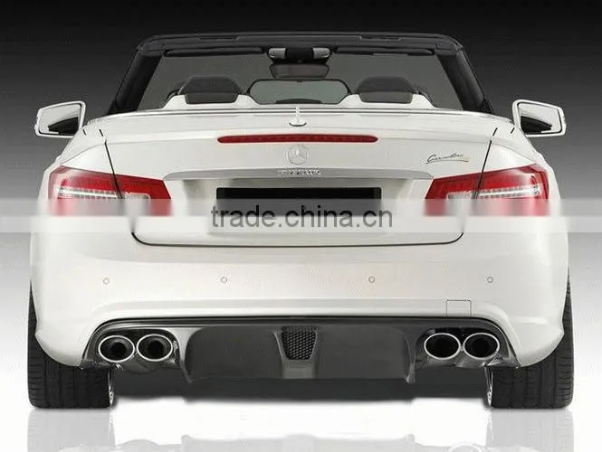 high quality Carbon fiber rear lip spoiler and diffuser spoiler for Benz E-Class W207 amg style