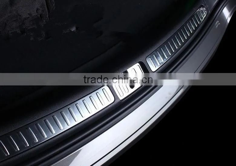 Macan rear boot sticker with stainless steel