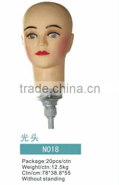 Professional salon synthetic training head wig N026