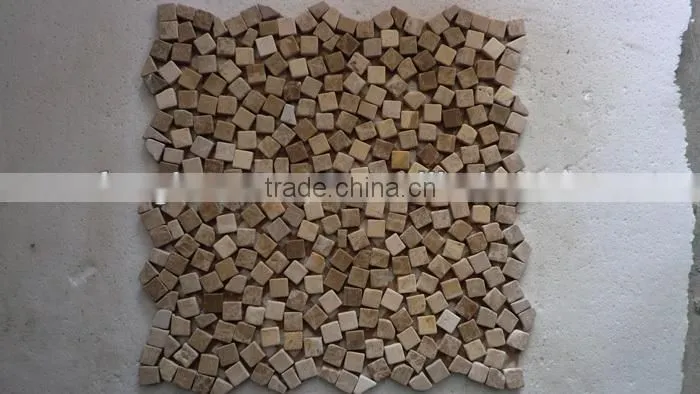 3D packling marble mosaic wall tile