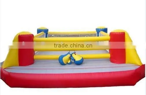 2016 cheap PVC inflatable wrestling ring for kids