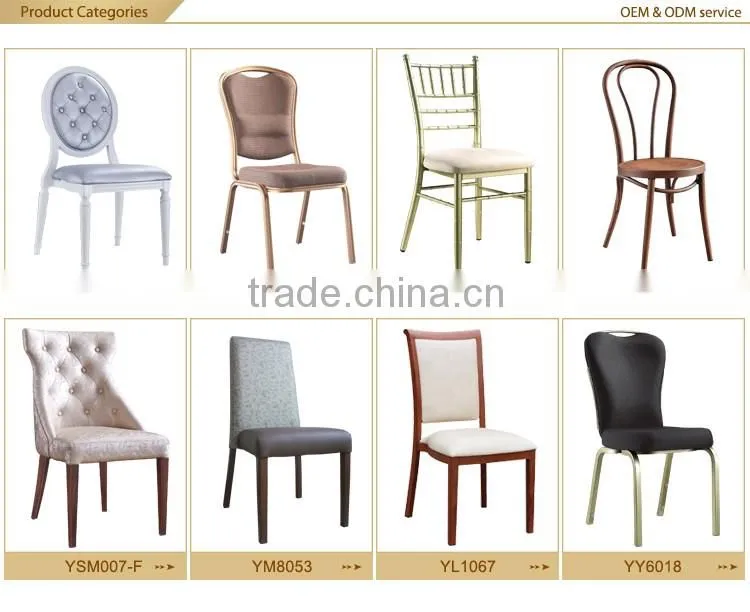 Hotel furniture dining room restaurant chair steel frame bended plywood wood design dining chair