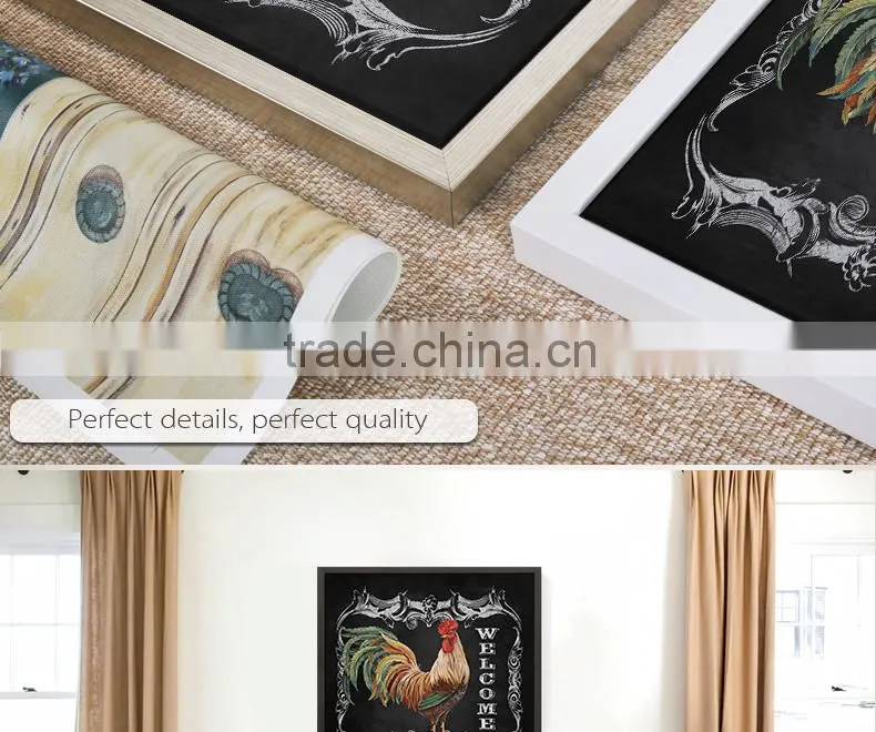 2016 glitter animal printing canvas,canvas printing for home decor