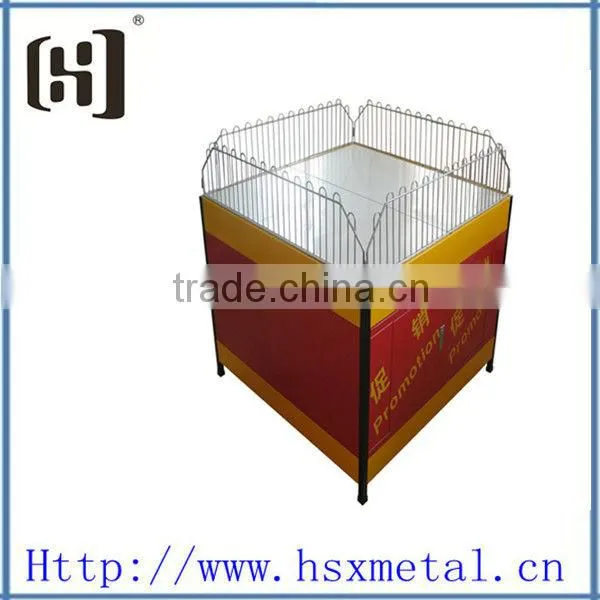 supermarket foldable exhibition promotion table HSX-S671 display stand promotion