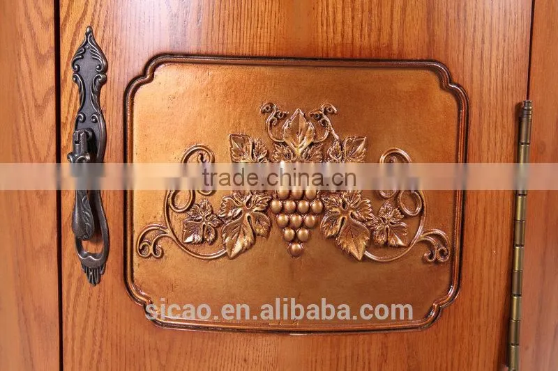 New design 18 bottles Oak wooden barrel wine cooler