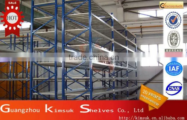 stainless warehouser steel plate storage drive in rack