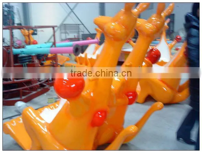 Amusement Kids Rotating Ride Kangaroo Attractions Playground Children Games