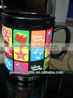 ABS+PVC 3D mug cup for family cups