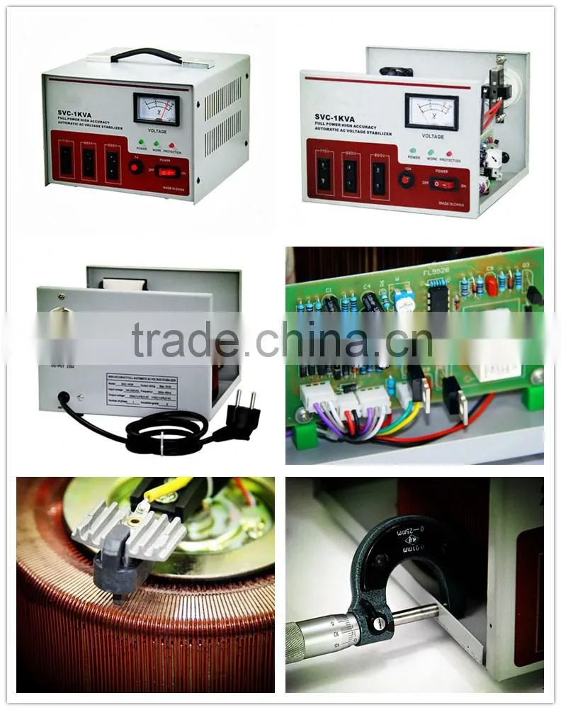 ME-SVC-1KVA Single Phase full power automatic voltage stabilizer,servo motor stabilizer150-250V/140-250V