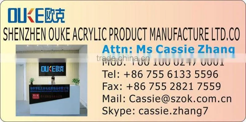 diffirent types acrylic double side paper insert sign holder wholesale