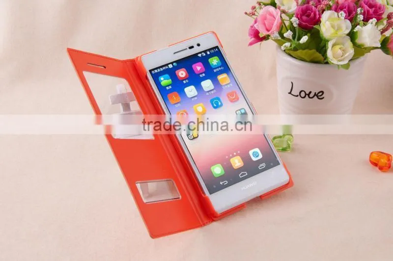 For Huawei Ascend P7 case,for huawei p7 case,for huawei p7 leather flip stand folio smart phone cover case