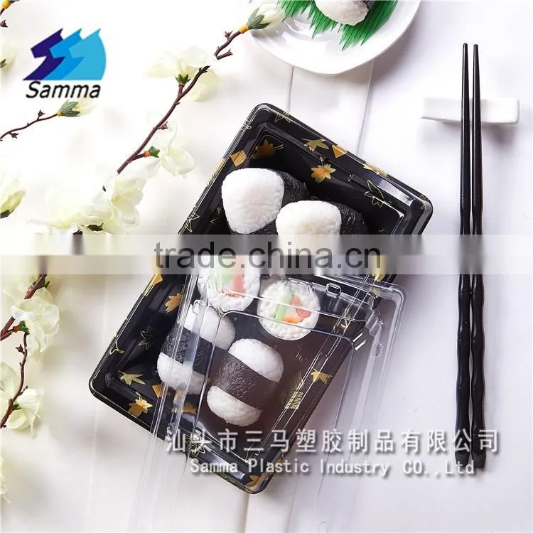SM1-6120A Disposable Plastic sushi tray, food packaging tray,food grade packaging trays ,plastic packing box