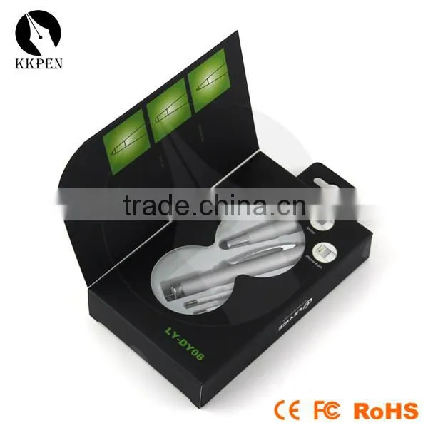 KKPEN Newest usb power bank 1100mah 3 in 1 stylus pen powerbank portable pen design mobile charger