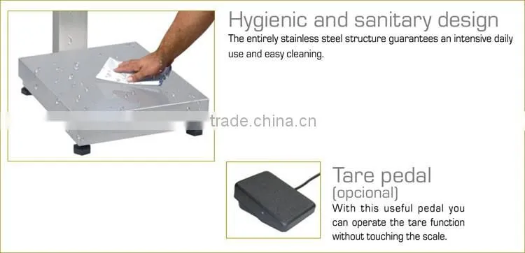 PSK-300XLE High Waterproof Stainless Steel 24" Digital Weighing Scale