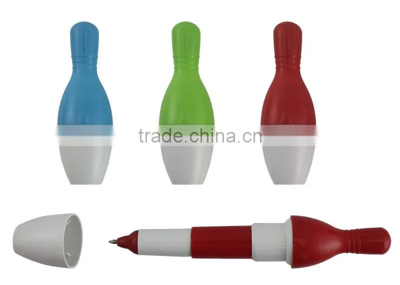 Cute bowling pen/bowling shape ball point pen for promotion