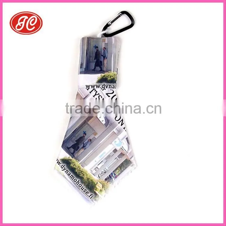 Personalized Digital Print Microfiber Lens/Mobile Cleaning Cloth Key Chain