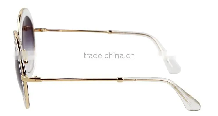 ADE WU reminiscent wholesale metal temple sunglass round SMU 12NS