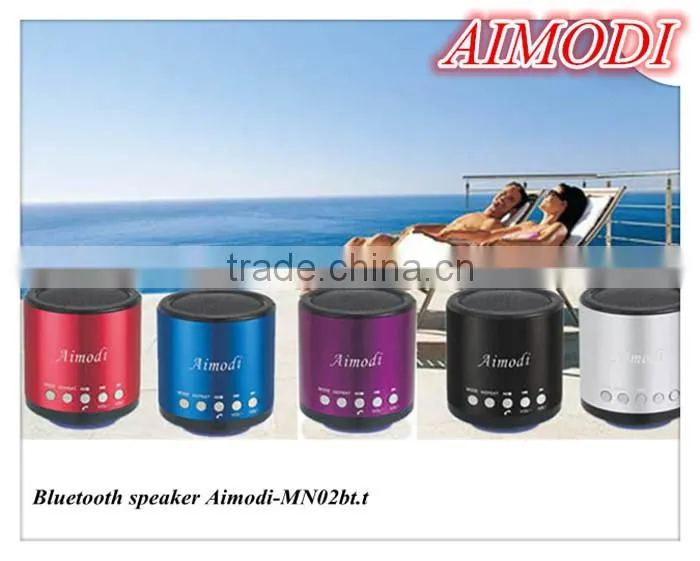 2015 bluetooth Aimodi MN-02BT.T High-quality protable bluetooth wireless speaker