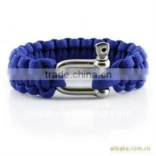 survival bracelet buckle 550 cord fashion diy stainless buckle