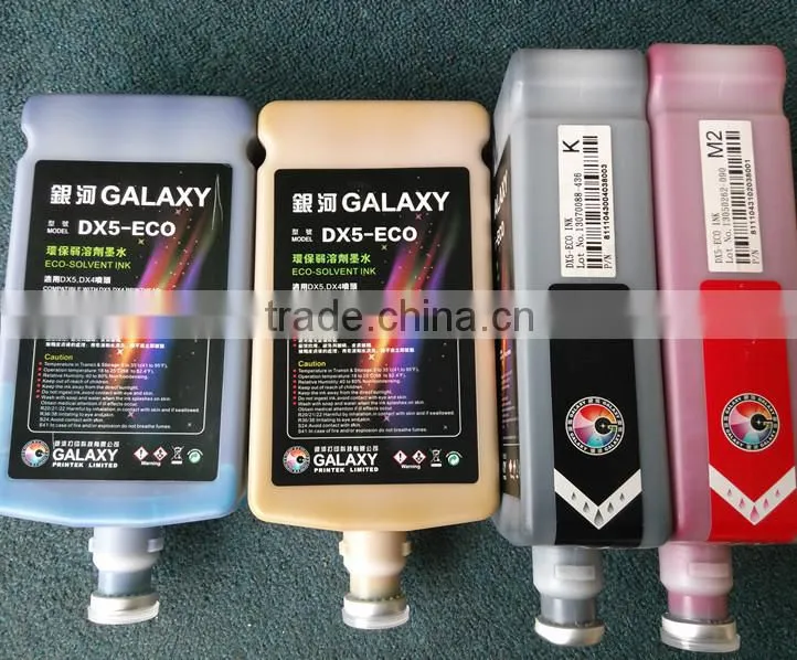 High quality vivid color odorless toyo eco solvent ink for dx4 dx5 dx7 printer