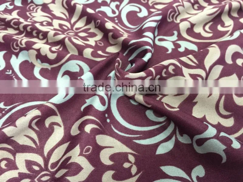 high-quality polyester spandex interlock cloth china supplier