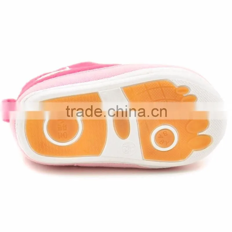 2016 XIAOLIUBAO baby product warm thick winter colored cotton soft baby shoes with TPR