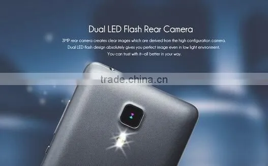 Leagoo Z1 3G Smartphone 4.0 inch Android 5.1 MTK6580 Quad Core 1.3GHz 512MB RAM 4GB ROM GPS WiFi Bluetooth 4.1