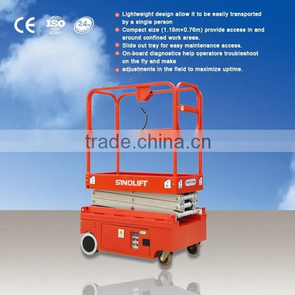 Sinolift-CE Mini Scissors Aerial Work Platform