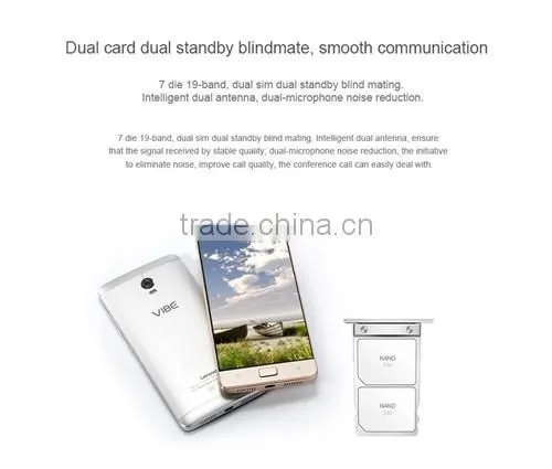 Original Lenovo VIBE P1 C58 C70 Mobile Phone 4G LTE Android 5.1 Octa Core 5.5 Inch FHD Fingerprint NFC 2GB/3GB RAM 16GB ROM
