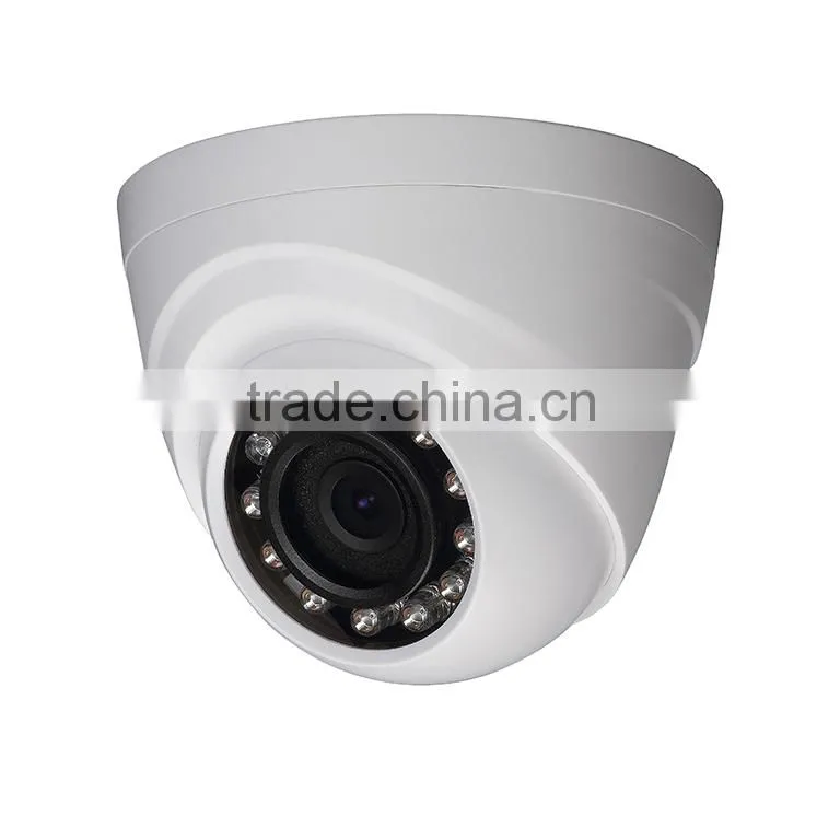 High Speed 1Megapixel 720P Mini Dome HDCVI Camera with 20m Smart IR LED