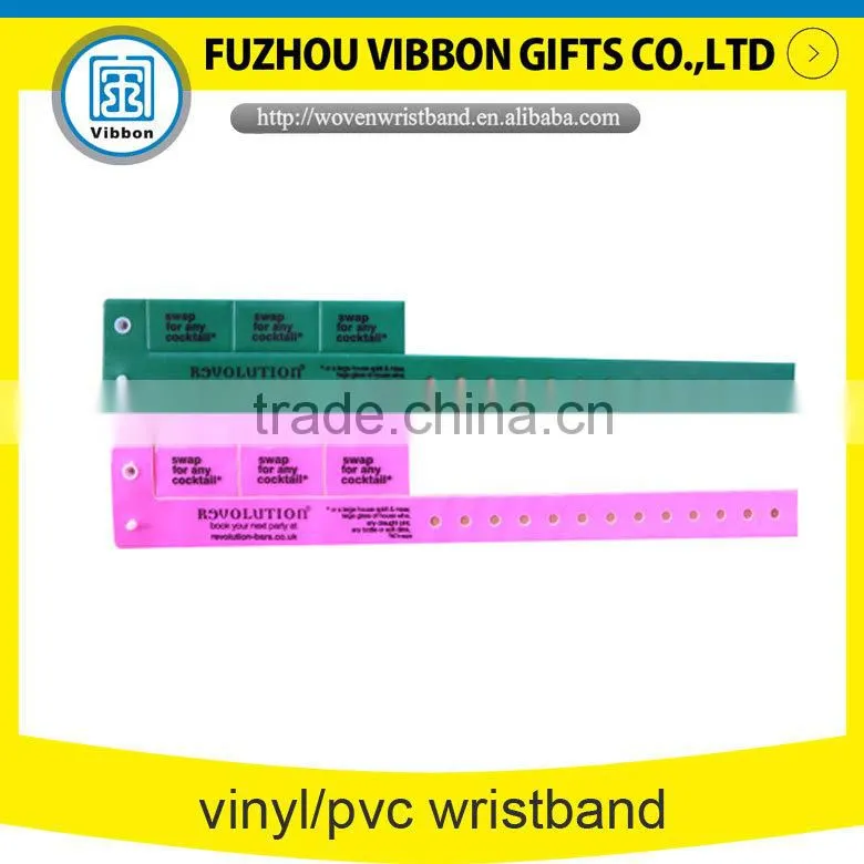 2016 new design promotional pvc wristbands for events