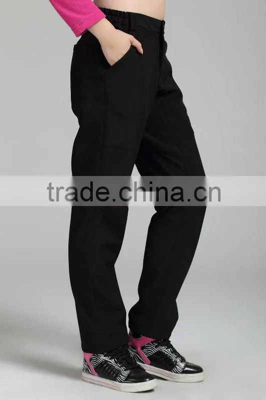 ladies fashion three quarter pants pants with side pockets women's pants