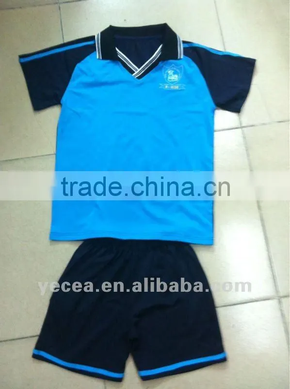 Kniting fabric school sports uniforms